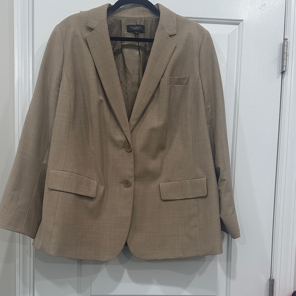 Talbots Women's Classic Beige Blazer